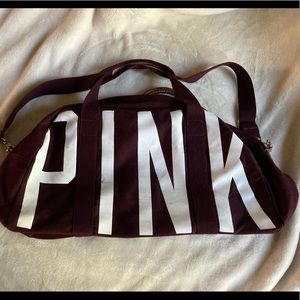 Maroon duffel bag- used